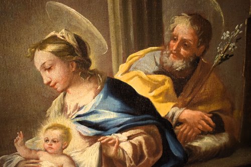 L'Adoration des Rois mages - École napolitaine, fin du XVIIe siècle